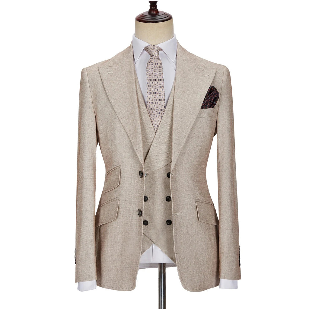 Costume homme – Ensemble veste, gilet et pantalon