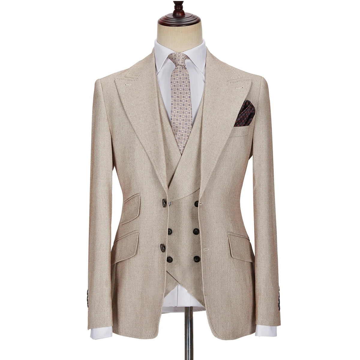 Costume homme – Ensemble veste, gilet et pantalon