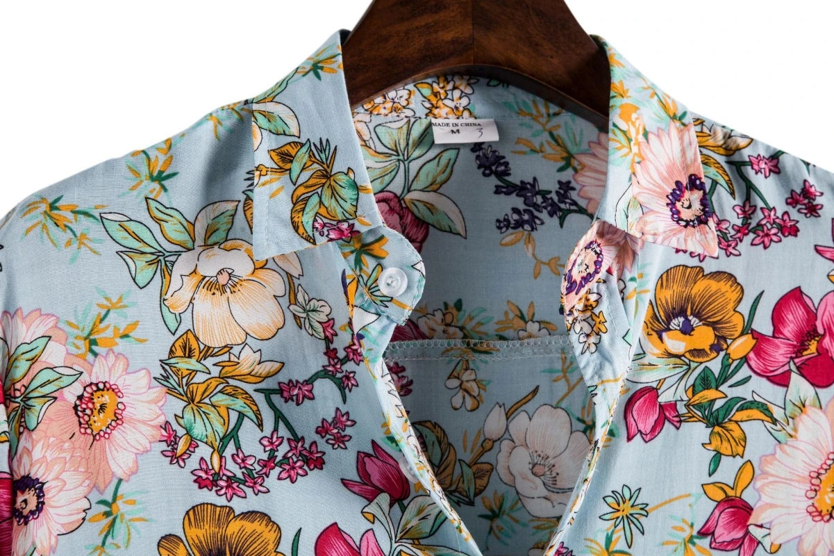 2024 Luxury Clothing Men's Genuine Linen Shirt Man Shirts High Quality Fashion Blouses Social T-shirts Hawaiian Cotton