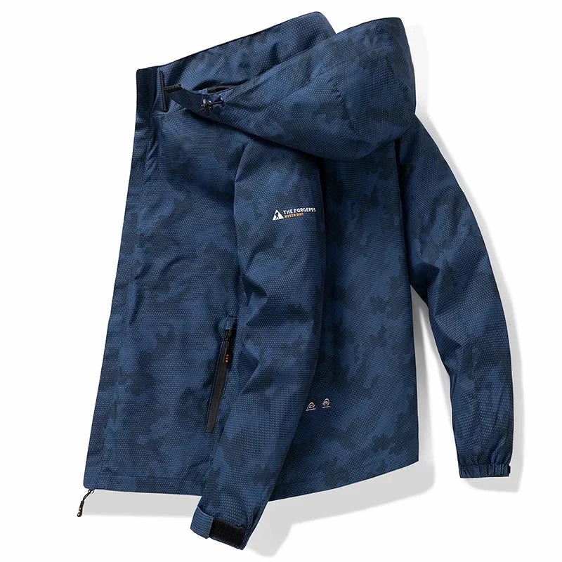 Coupe-Vent Homme À Capuche Imperméable – Camping Style Coréen Printemps Automne