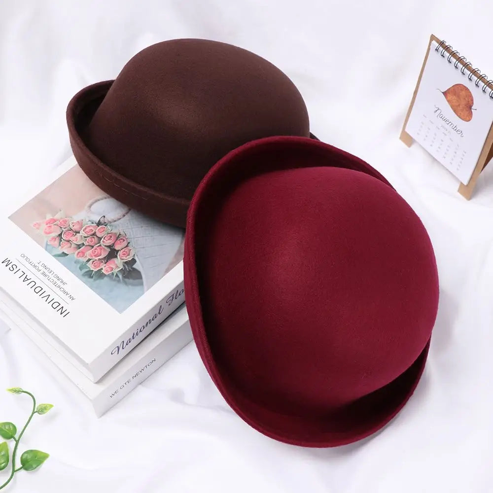 Fashion Vintage Not Deformed Beanie Cap Fedora Beret Floppy Bowler Felt Hat