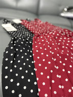 robe femme Summer Polka Dot Womens Dresses Elegant Square Neck