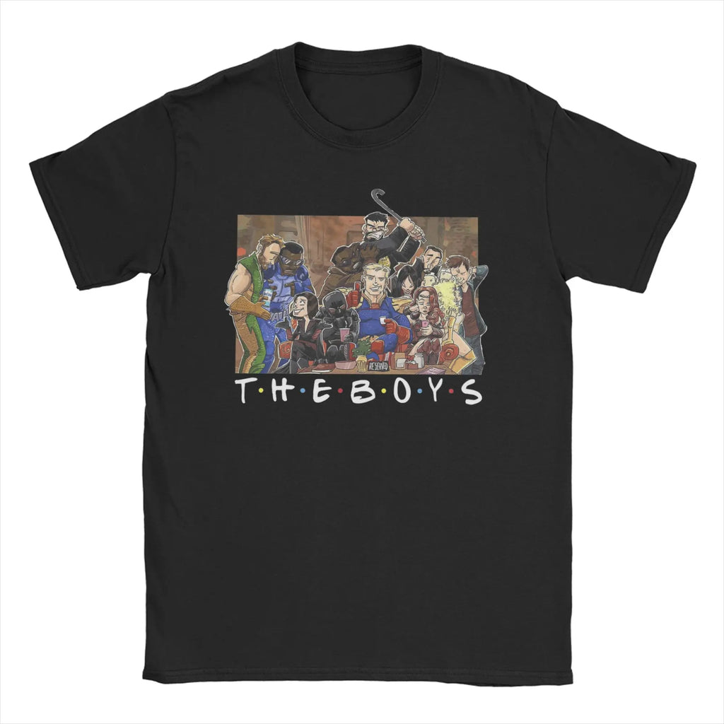 Vintage The Boys Homelander Saving America  T-Shirt for Men Crew Neck Cotton T Shirt  Short Sleeve Tee Shirt Gift Idea Clothes