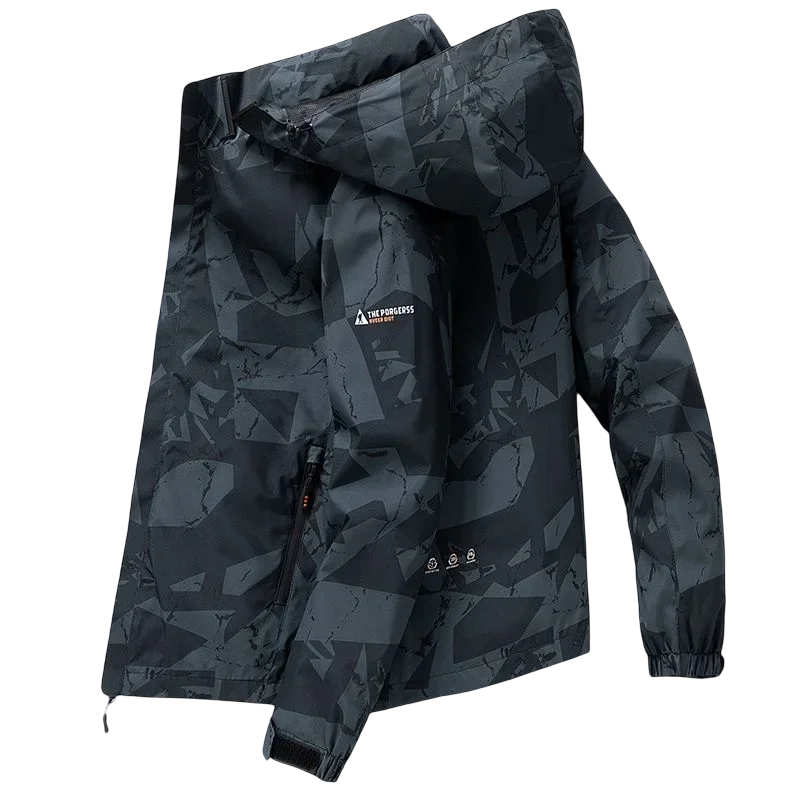 Coupe-Vent Homme À Capuche Imperméable – Camping Style Coréen Printemps Automne