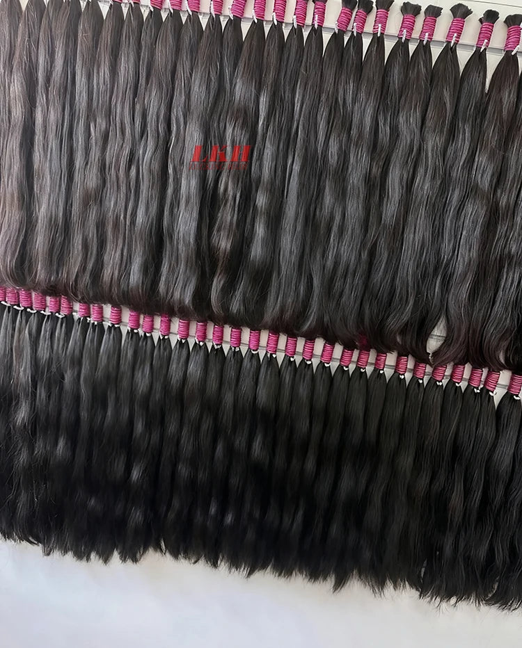 Mega Hair Cabelo Humano Raw Vietnamese Human Hair Bundles For Braiding 100% Unprocessed No Weft Human Hair Bulk Extensions