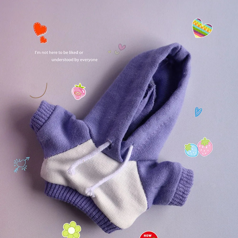 Hoodie pour poupée de 10 cm – Avec ou sans capuche