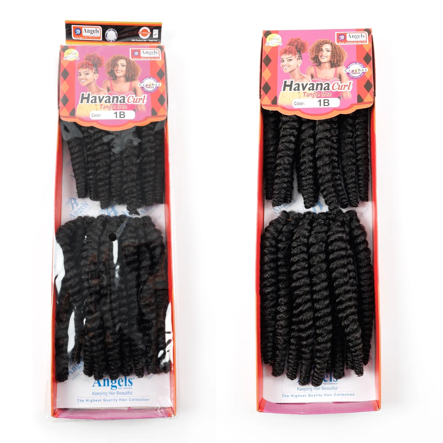Hot Selling Crochet Hair Curly 8" Havana Curl Synthetic Braids Tangle Free Crochet Braiding Hair Extensions for Woman Ladies