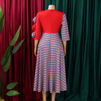 Elegant Dresses for Women 2025 Fall Fashion African 3/4 Sleeve Party