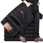 Jean droit homme – Style décontracté et braguette zippée