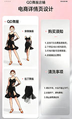 customized modern dance tops adult practice clothes women's clothing ballroom dance competition dresses