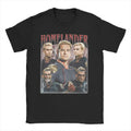 Vintage The Boys Homelander Saving America  T-Shirt for Men Crew Neck Cotton T Shirt  Short Sleeve Tee Shirt Gift Idea Clothes