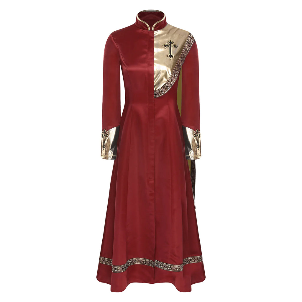 Robe longue femme asymétrique – Détails brillants