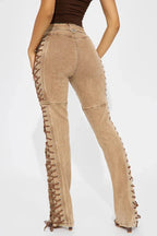 Jean femme taille haute – Coupe droite