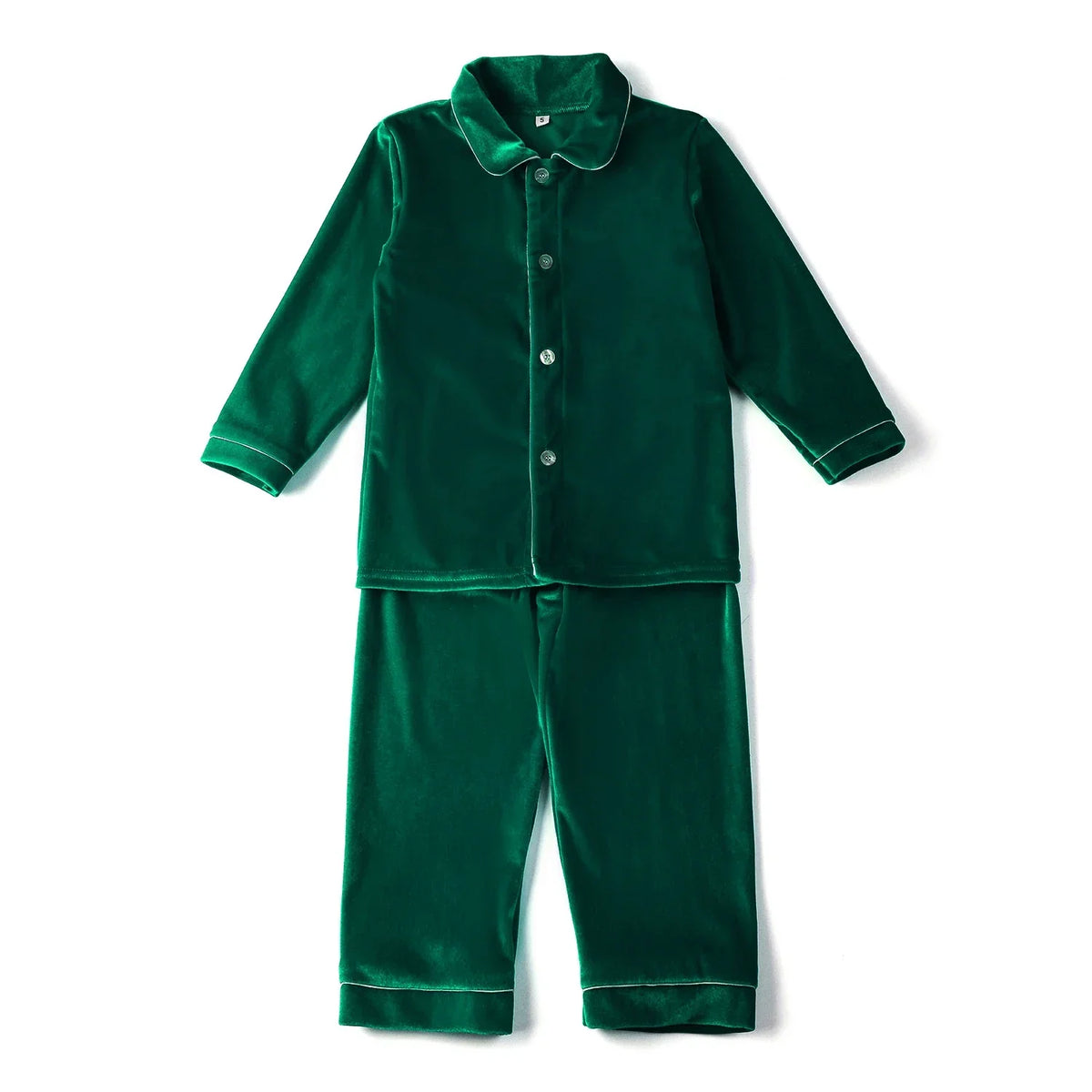 Ruffkids Velvet Baby Clothes Kids Pajamas Family Matching Pjs Loungewear Red Green Boys Girls Christmas Pyjamas Sets