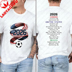 2026 Soccer Part Supplies T-shirts North America Soccer T-Shirt Host