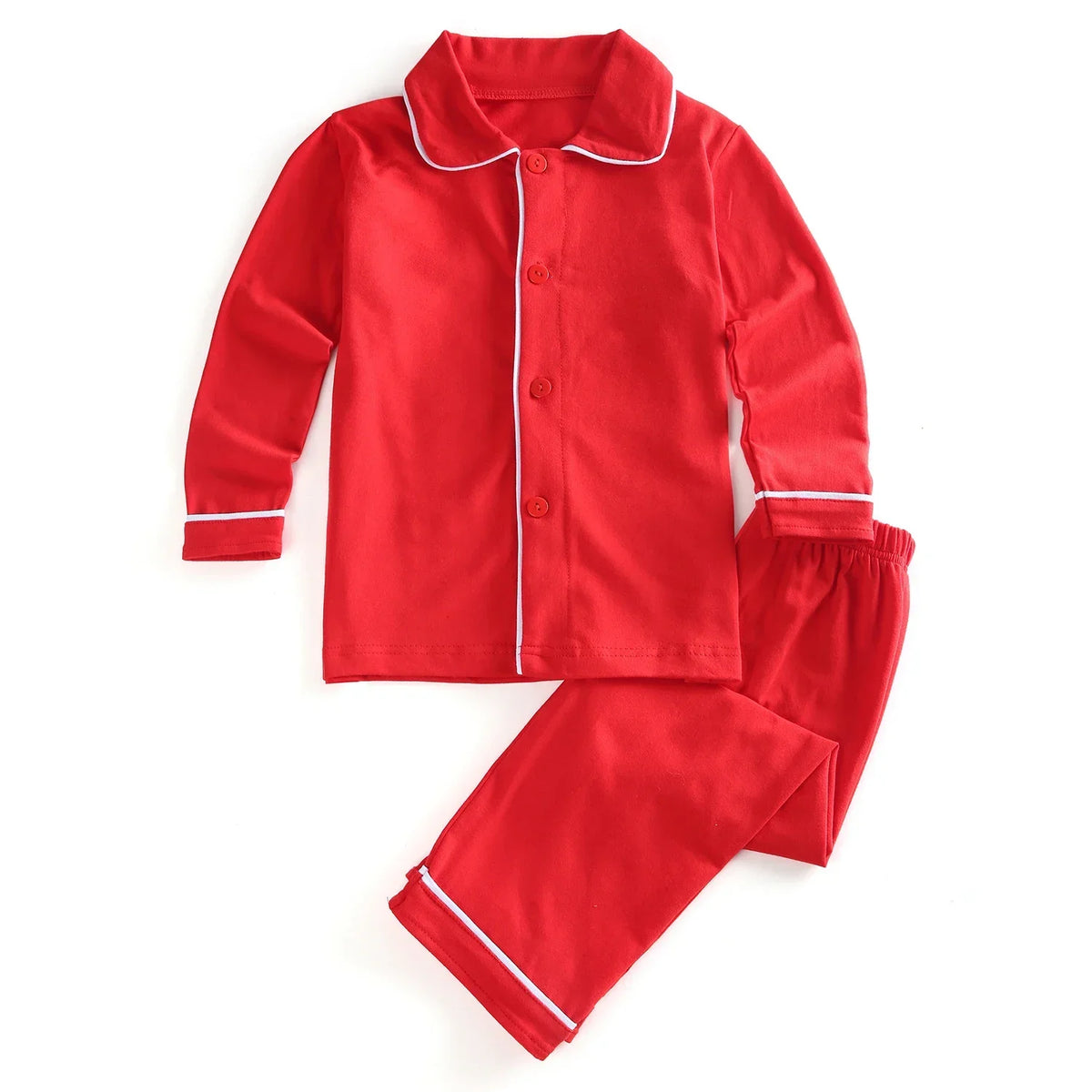 Ruffkids Velvet Baby Clothes Kids Pajamas Family Matching Pjs Loungewear Red Green Boys Girls Christmas Pyjamas Sets