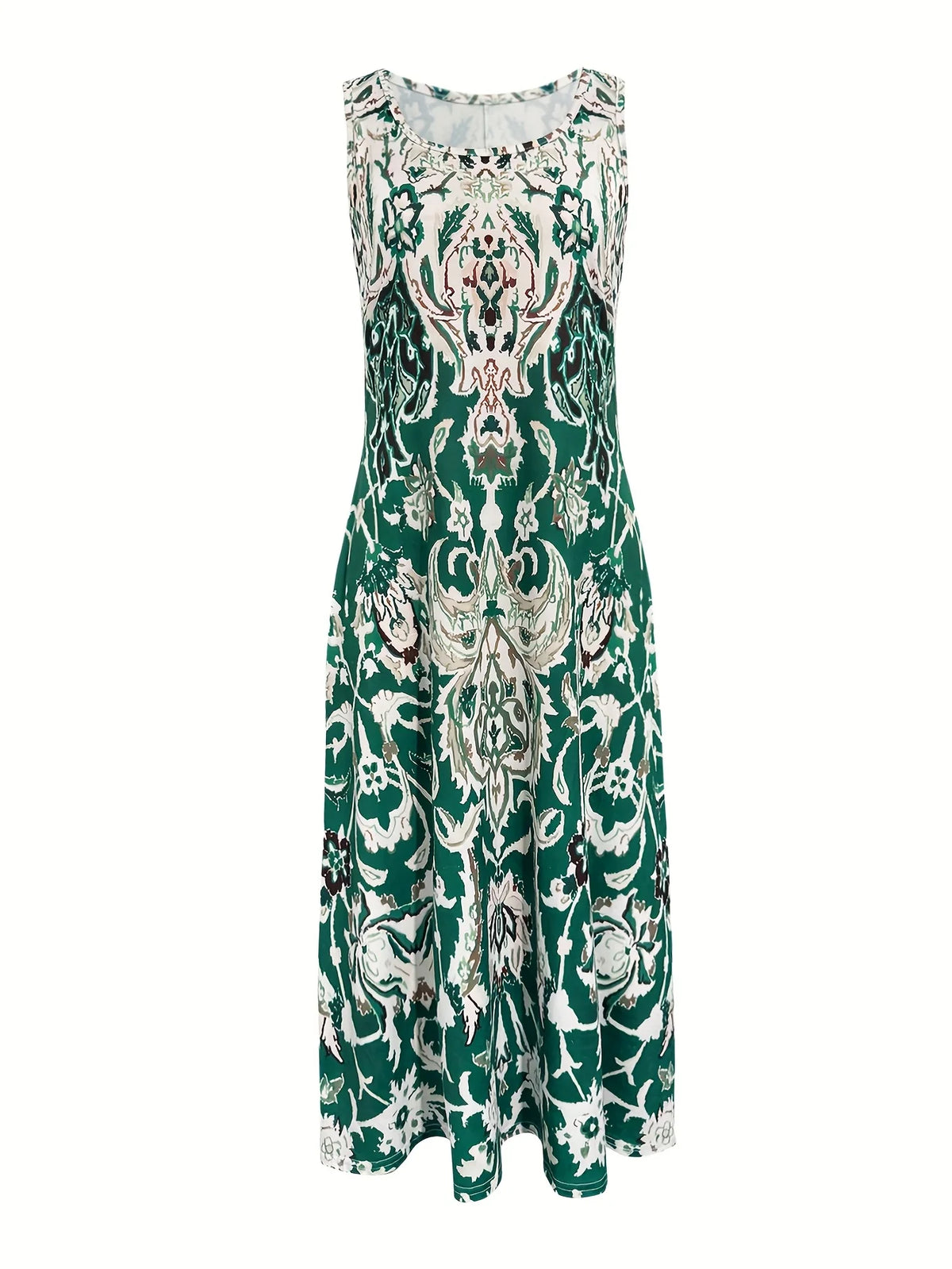 New Women's Casual Dresses New Fashion Vacation Style Floral Print Women'S Dress Female clothing Long Dresses Ladies Boho Dress