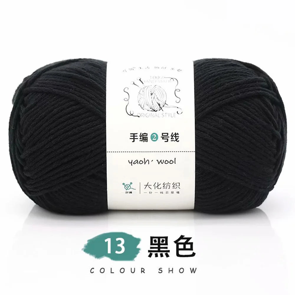 Pelote de laine soie et coton — Tricot, Crochet, Écharpe, Pull (100g)
