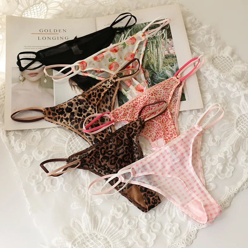 New Solid Nylon Direct Selling Girls Panties students fashion Briefs Young Girl Underwear Leopard  6pc/lot lovely