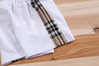 2pcs IURNXB Baby Clothes Set Infant Short Sleeve Tees+Shorts Cartoon