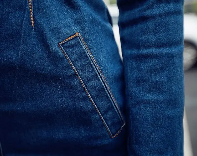 Robe-chemise en denim femme – Y2K mi-longue à ceinture
