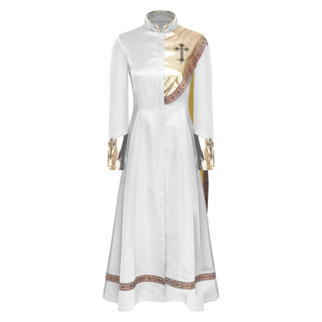 Robe longue femme asymétrique – Détails brillants