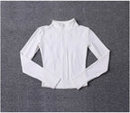 Veste zippée femme – Col montant et coupe ajustée