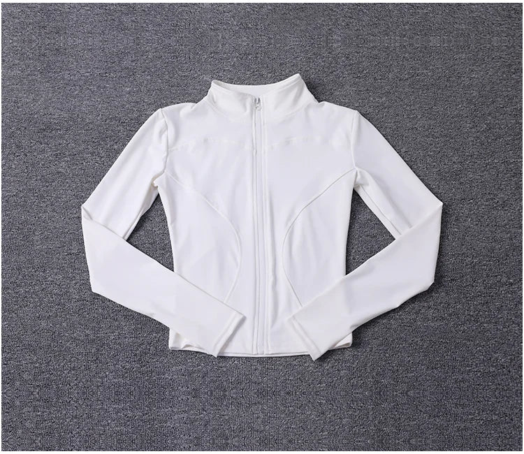Veste zippée femme – Col montant et coupe ajustée