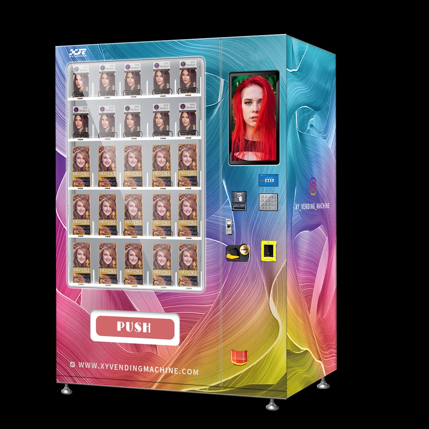 Hot-Sell in European & American Markets Eyelash & Fake Hair Vending Machine