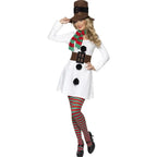 New Christmas Cosplay Costume Anime White Snowman Suit for Adult Women Men Carnival Theme Party Role Playing Outfits