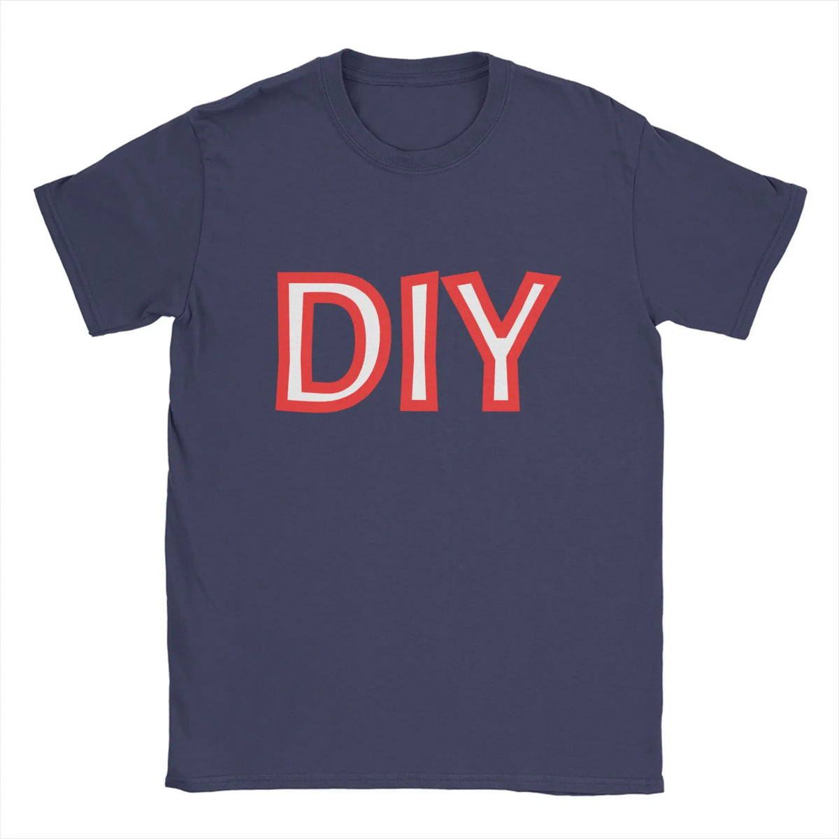 Men Women T-Shirts DIY Novelty Pure Cotton Tee Shirt Short Sleeve  T Shirts Round Collar Tops Plus Size Gift
