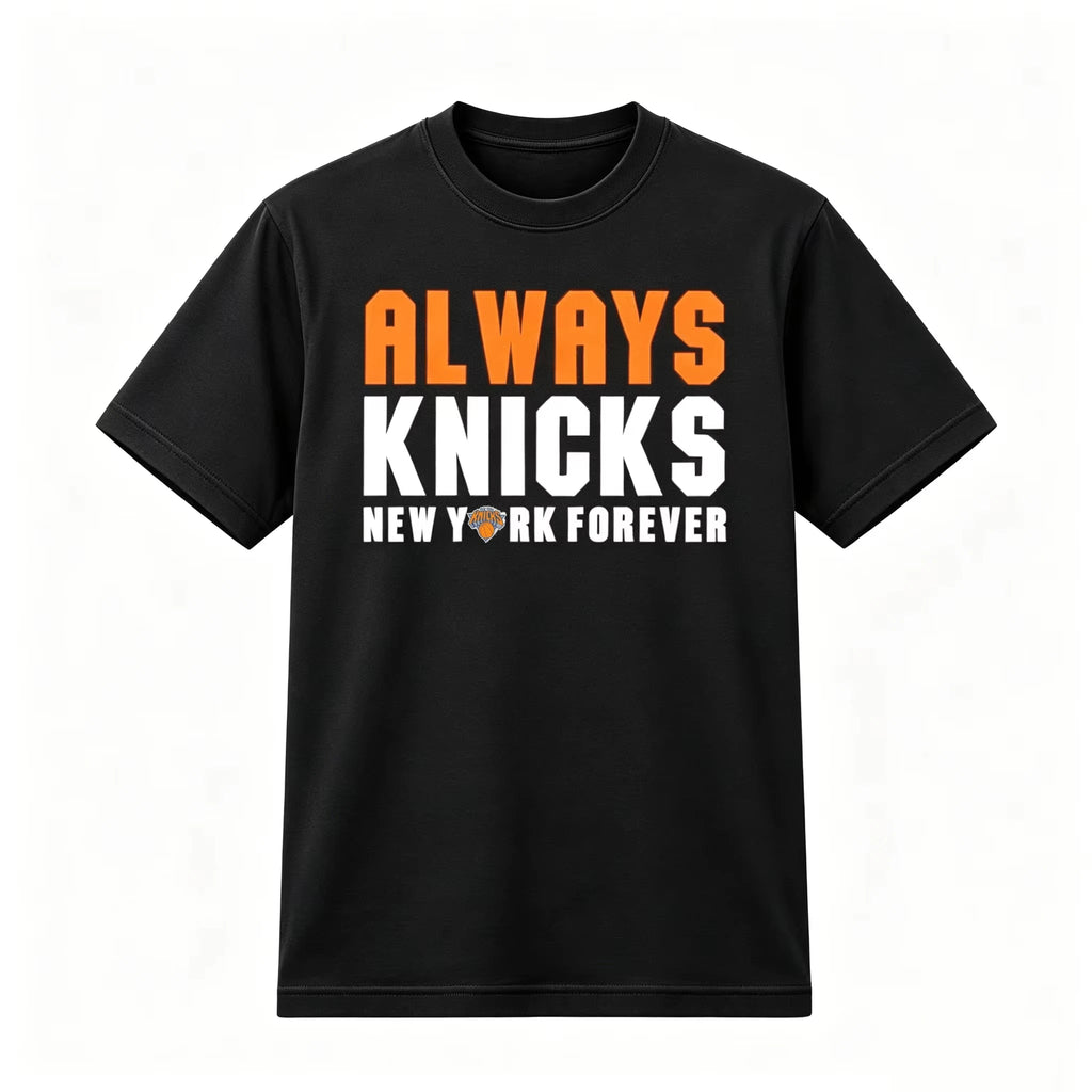 T-shirt New York Knicks unisexe – Streetwear basketball en coton