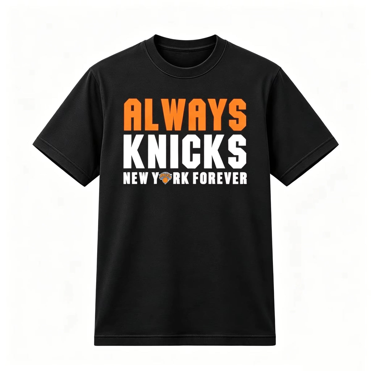 T-shirt New York Knicks unisexe – Streetwear basketball en coton