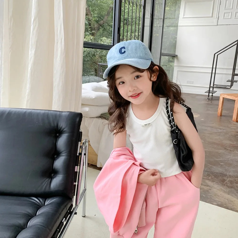 Kids Underwear Girls Tops Vests Children Summer Vest Tops for Boys Solid Tank Top Boy Clothes Cotton Tees Sleeveless 2 To 8Y