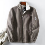 2025 New Winter Thicken Fleece Men Jacket Pockets Casual Polar Jackets Outdoor Cold-Proof Warm Overcoat Plus Size Outwear