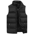 Veste sans manches homme – Fermeture zippée et coupe ample