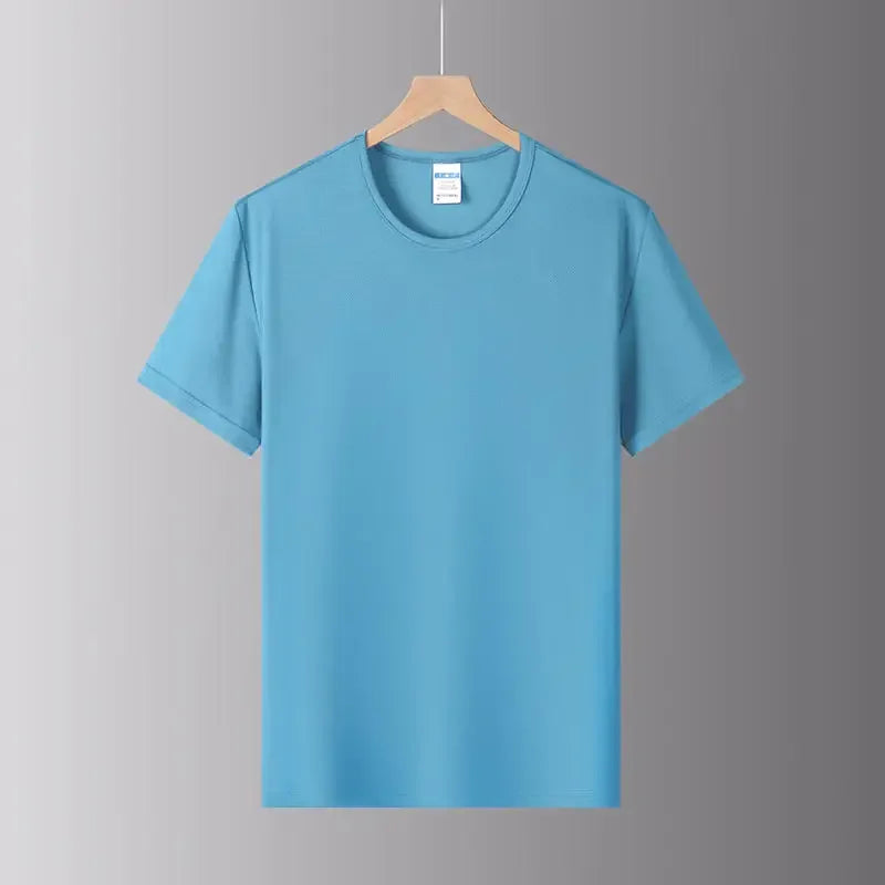 Custom Printed Quick-Drying T-shirts For Men And Women With Logo And Text Short-sleeved T-shirts Original Design Gift Tops 2025