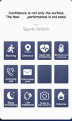 Smart Watch For Women Men Wristwatch Bluetooth Connected Phone Player