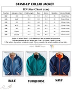 Manteau polaire enfant à capuche – Double épaisseur et fermeture éclair