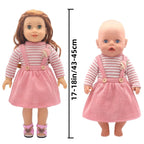 Baby Born Doll Outfits For 13-18 Inch Newborn Doll Cute Jumpers