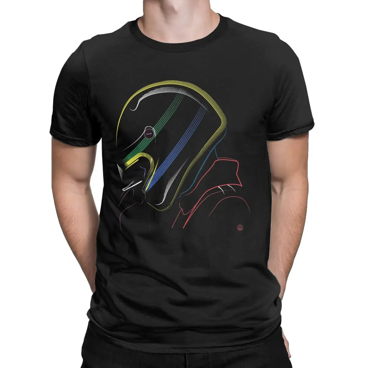 T-shirt Ayrton Senna Helmet homme – Coton streetwear motorsport