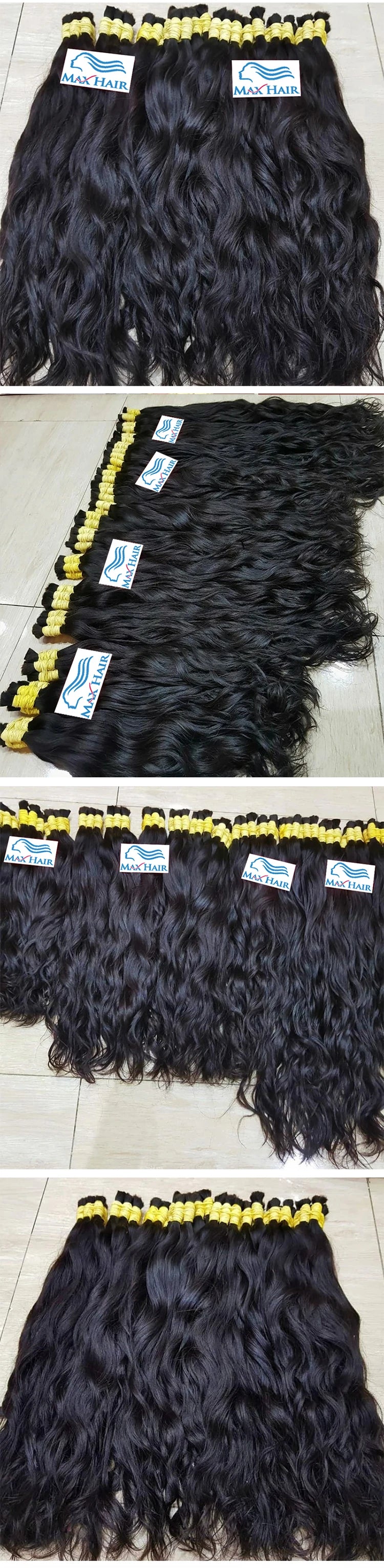 Mega Hair Cabelo Humano Raw Vietnamese Human Hair Bundles For Braiding 100% Unprocessed No Weft Human Hair Bulk Extensions