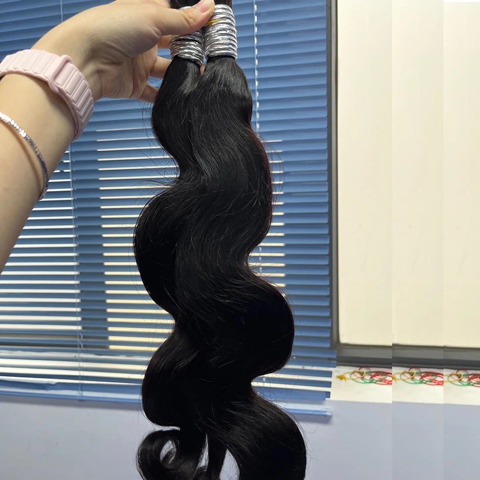 No Weft 100% Human Hair Bulk Extensions Raw Vietnamese Tissage Human Hair Bundles Braiding Extensiones De Cabello Cheveux Cabelo