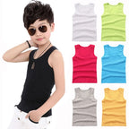 Kids Underwear Boys Vests Children Summer Vest Tops for Girls Solid