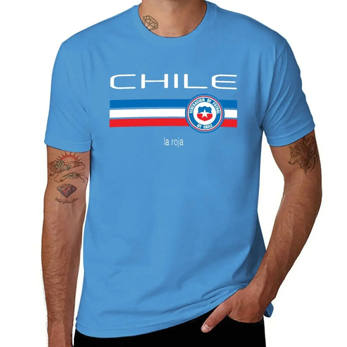 T-shirt Chili football homme – Imprimé vintage en coton