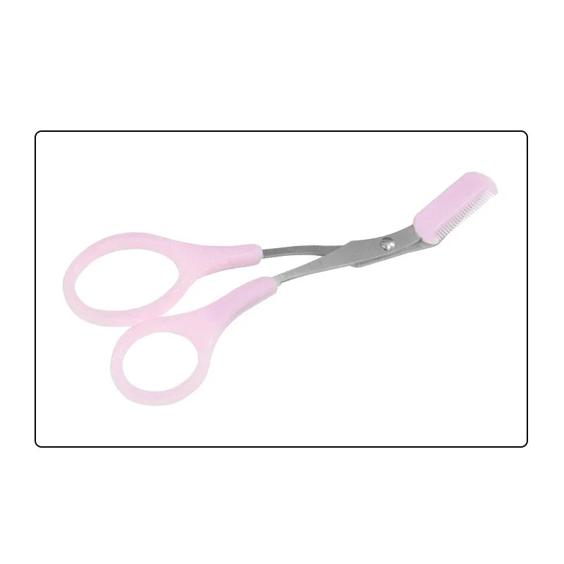 Eyebrow Trimmer Scissor Beauty Products for Women Eyebrow Scissors with Comb Beauty Scissors  Stainless Steel Makeup Accessories