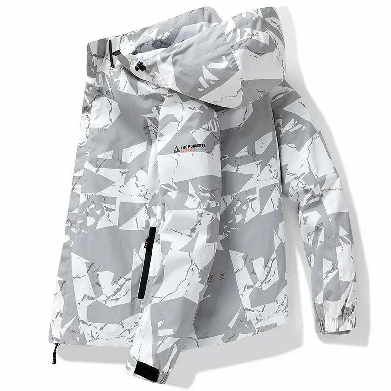 Coupe-Vent Homme À Capuche Imperméable – Camping Style Coréen Printemps Automne