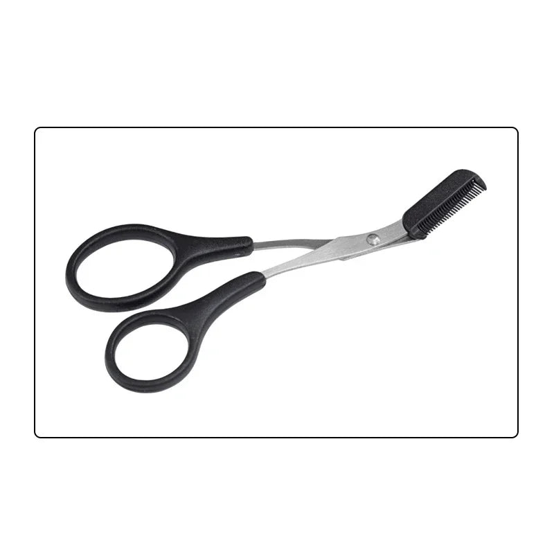 Eyebrow Trimmer Scissor Beauty Products for Women Eyebrow Scissors with Comb Beauty Scissors  Stainless Steel Makeup Accessories