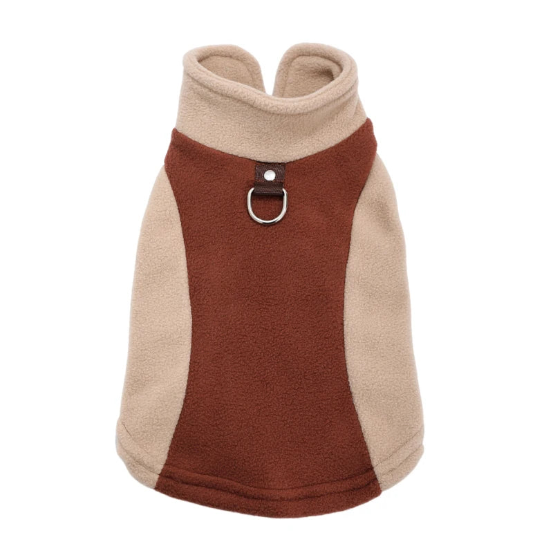 Veste Polaire Chien Chat – Manteau Chaud Chihuahua Bouledogue Carlin XS-XL