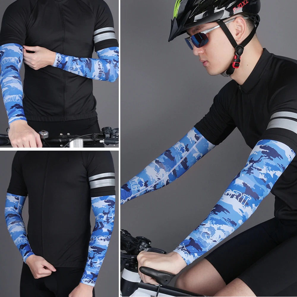 Manchons de Compression Sport UPF50+ – Protection UV Basketball Cyclisme
